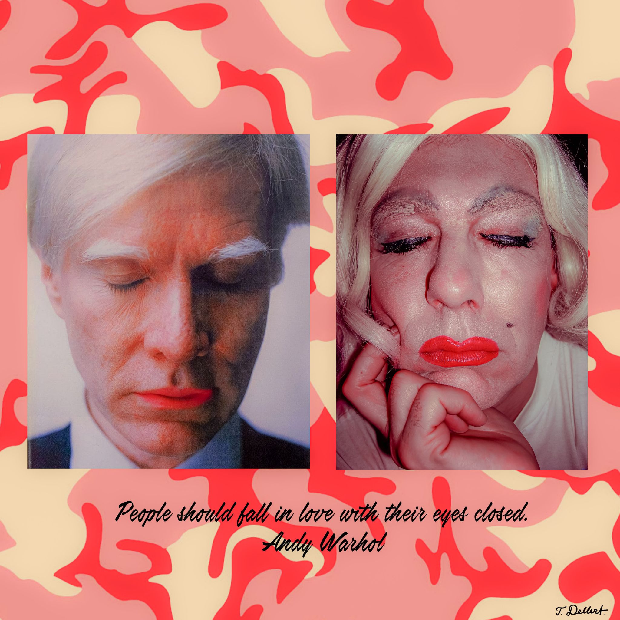 Small.  EYES CLOSED LOVE 